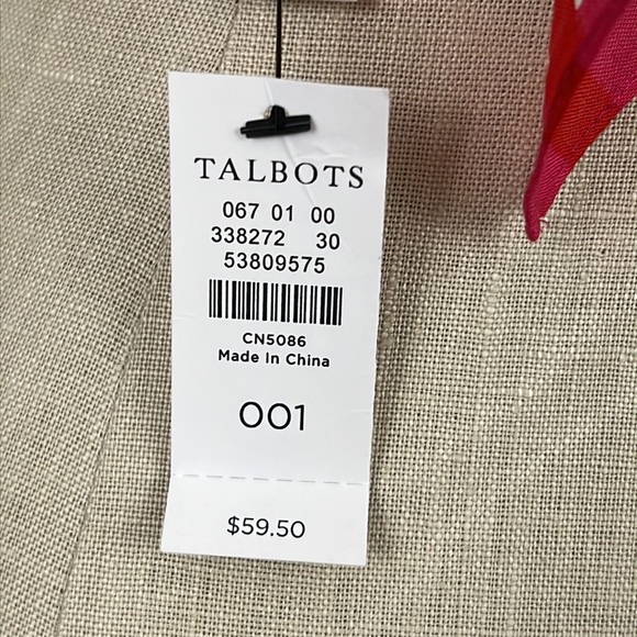 Talbots Womens 100% Modal Square Scarf Dancing Petals Square Scarf NWT - Picture 6 of 12